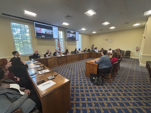 U21 HREx group visiting the Maryland General Assembly