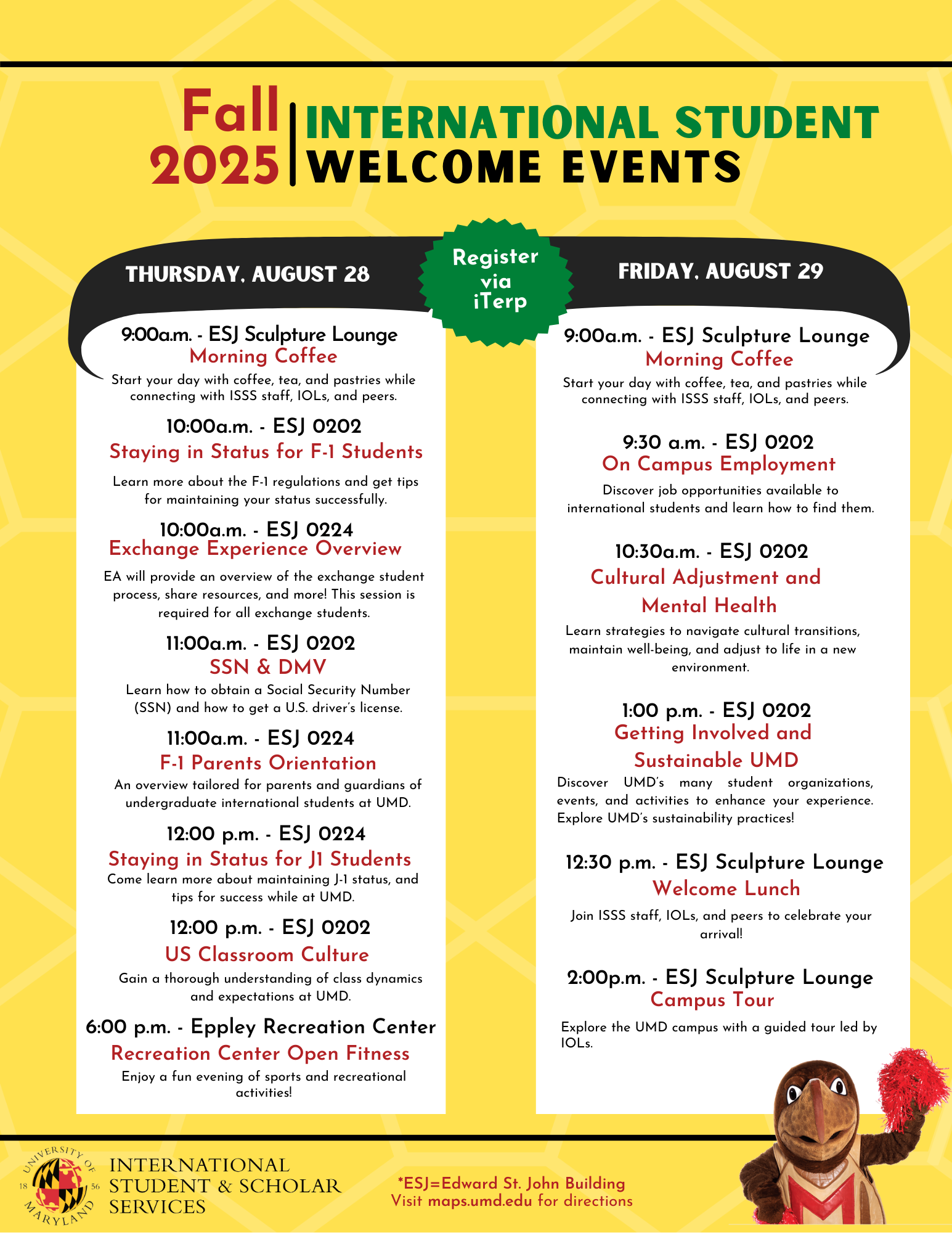 ISSS On-Campus Events