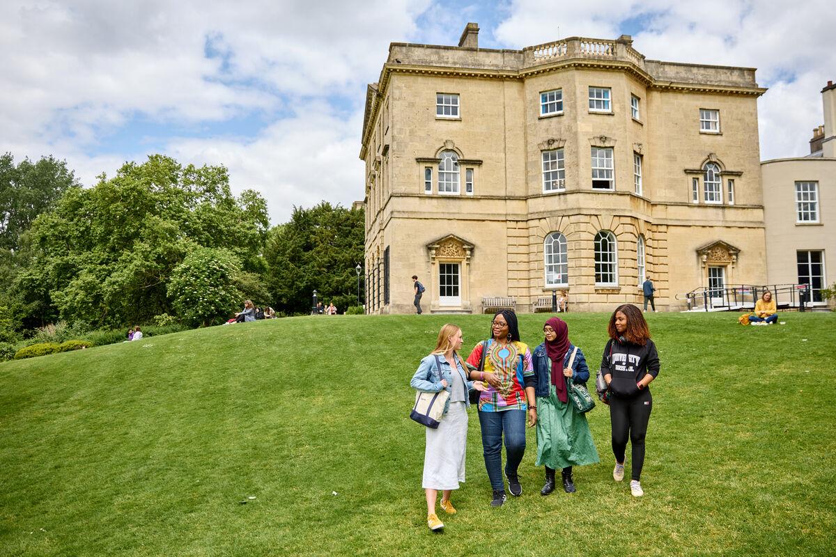 University of Bristol students at Royal Fort House