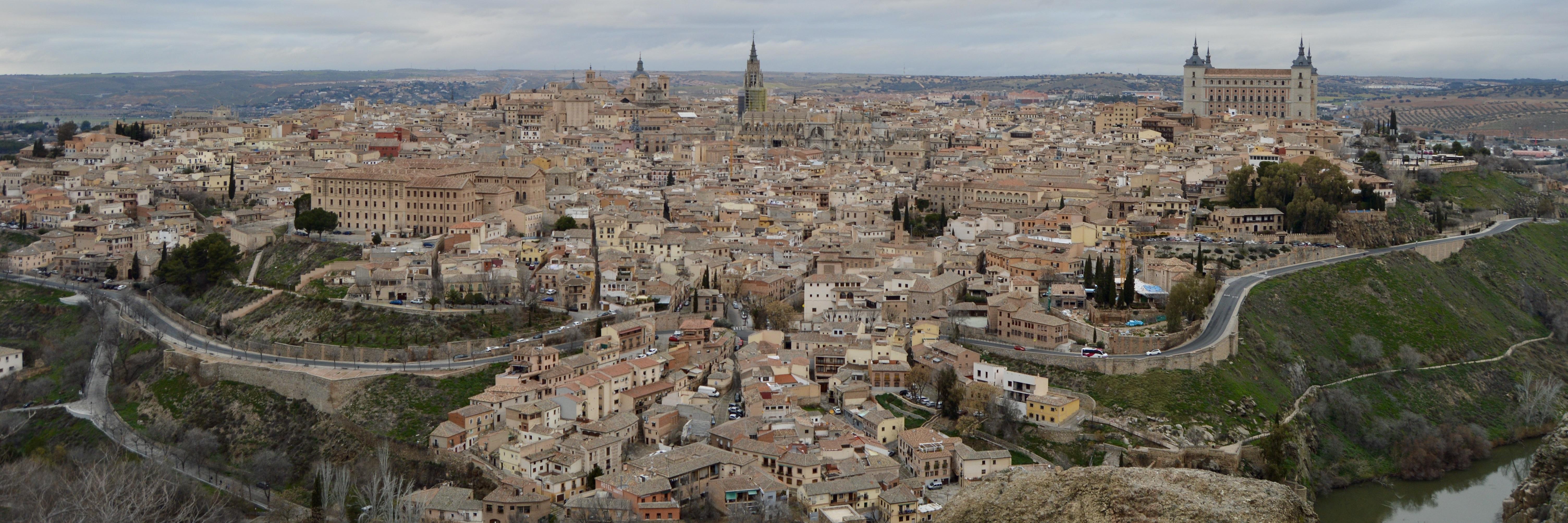 Toledo, Spain from above
