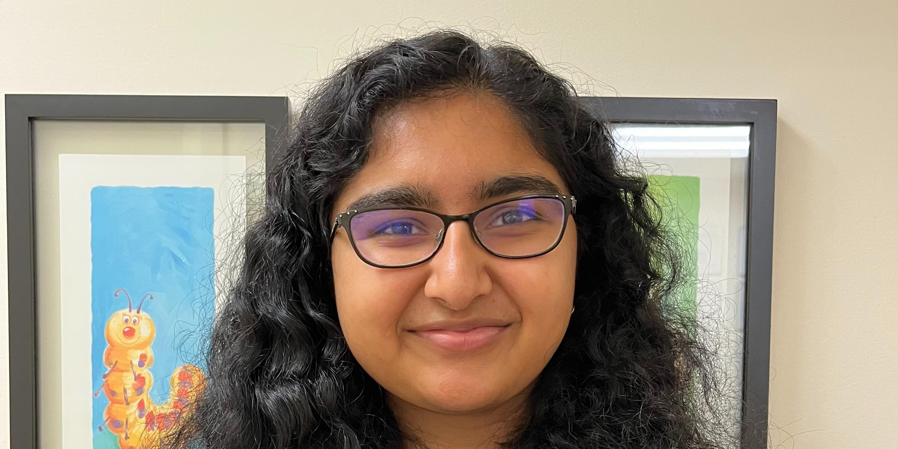 Meghna Pandey '24 poses for a headshot.