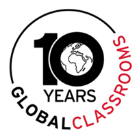 Global Classrooms 10 Year Anniversary Graphic