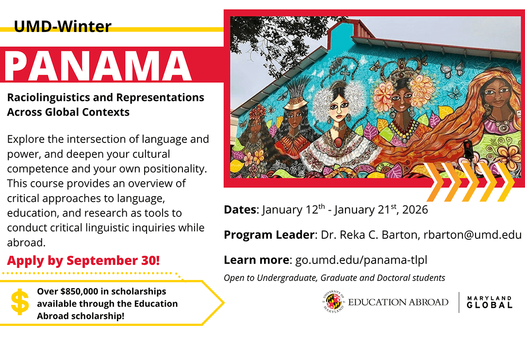 UMD-Winter: Panama program brochure